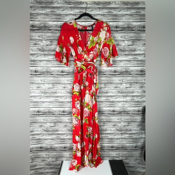 BCBGMAXAZRIA Rose Bloom Maxi Dress - New with tags - Picture 2 of 16